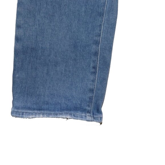 Paige Light Wash Mid Rise Birgitte Straight Cut Jeans - Picture 6 of 6